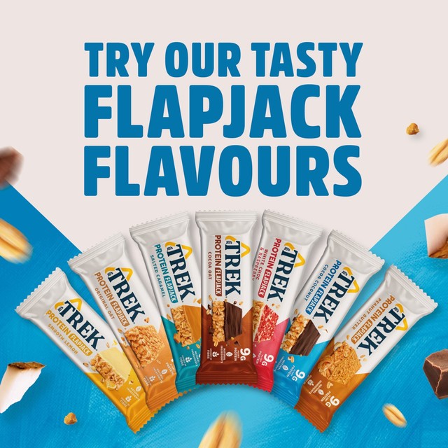 Trek Cocoa Coconut Protein Flapjacks 3 x 50g multipack (British brand)