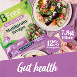 BFree multigrain plain wraps 6 x 42g - British product