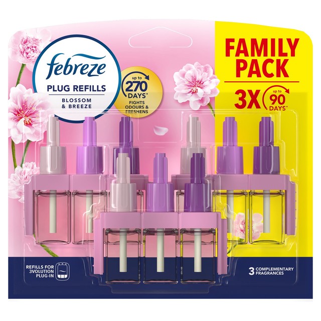 Febreze air freshener refill Blossom 3 x 20ml - British product