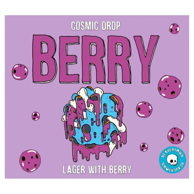 Beavertown Cosmic Drop Berry beer 4x330ml - British product