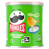Pringles Sour Cream & Onion crisps 40g, imported from the UK