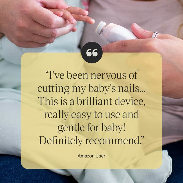 Tommee Tippee Baby Electric Nail Trimmer with six heads (British brand)