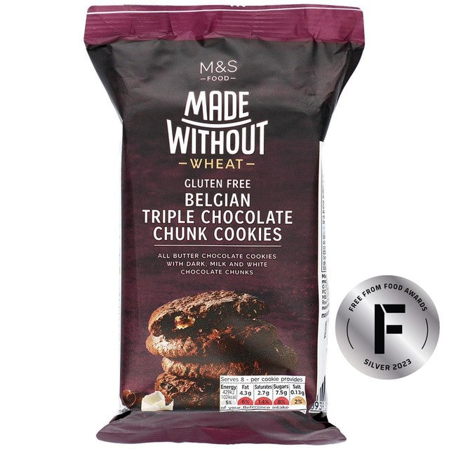 M&S Belgian chocolate cookies 150g, imported from the UK
