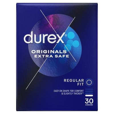 Durex Originals Extra Safe Condoms Regular Fit 30 Pack
