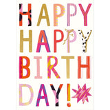 Abacus adult birthday card bundle of 10 - British product