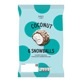 M&S 6 Coconut Snowballs chocolate mallow treat, UK version