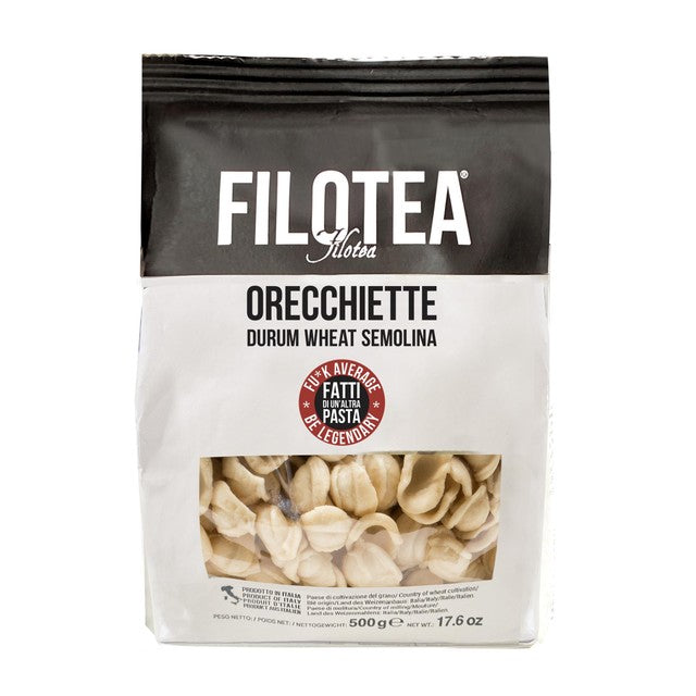 Filotea Orecchiette durum wheat semolina pasta 500g - British product