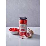 Cooks & Co roasted red peppers in red wine vinegar 460g - British product