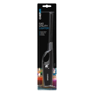 Briquet rechargeable à long bec Chef Aid, blanc
