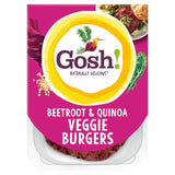 Gosh beetroot and kale burgers with mint 220g, UK version