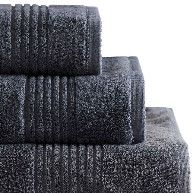 M&S Egyptian cotton face towels charcoal, imported from the UK