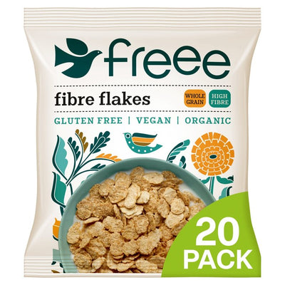 M&S Freee Gluten Free Organic Fibre Flakes Breakfast Cereal 20 Sachet Pack- Buy online at McGrocer