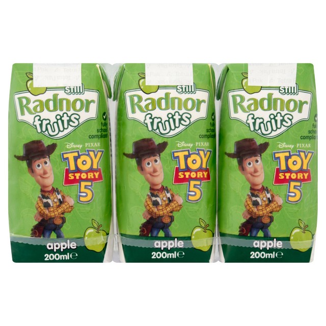 Radnor still apple juice, imported from the UK