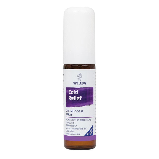 Weleda Cold Relief Oral Spray, imported from the UK