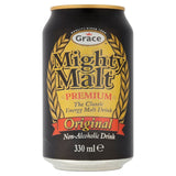 Grace Mighty Malt energy drink in a 330ml can, UK version