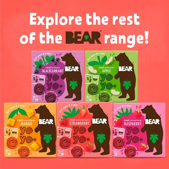 Bear mango fruit rolls 100g multipack - British product