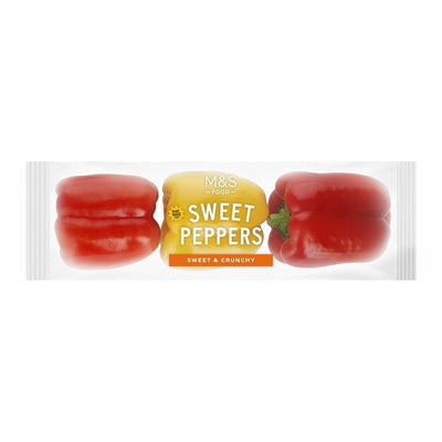 M&S Crisp Class I Sweet Peppers 3 Pack