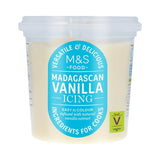 M&S Madagascan vanilla icing 400g, imported from the UK