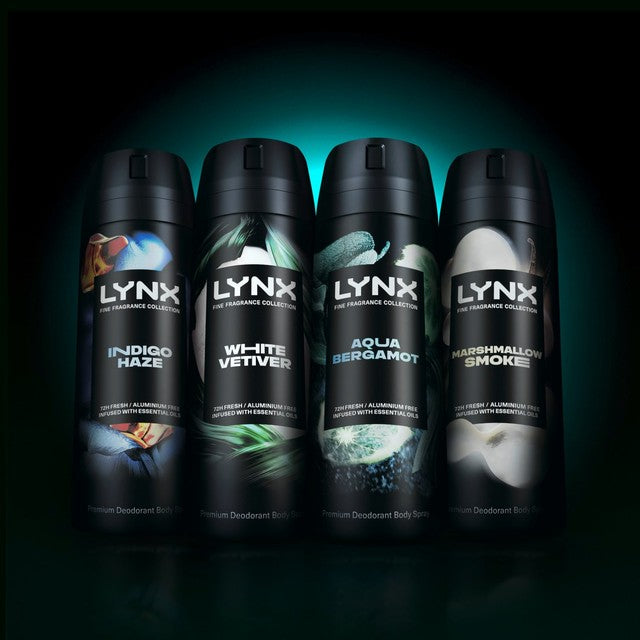 Lynx Aqua Bergamot Deodorant Body Spray 150ml, UK version