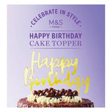 M&S Happy Birthday Cake Topper, imported from the UK