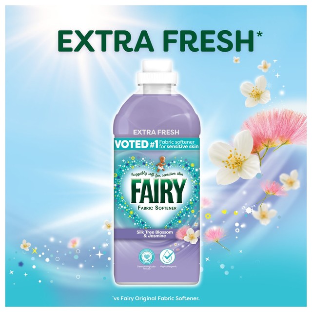 Fairy fabric softener Silk Tree Blossom & Jasmine, imported from the UK