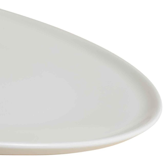 M&S straight sided china dinner plate white 27.5 cm (British brand)