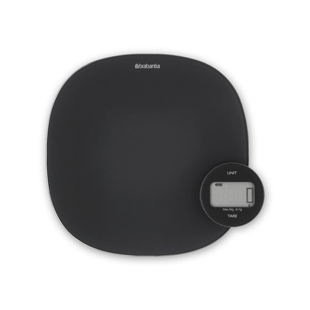 Brabantia Digital Kitchen Scale Dark Grey - British product