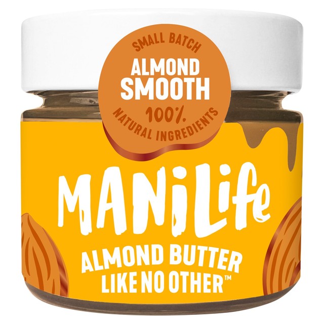 ManiLife smooth almond butter 160g, imported from the UK