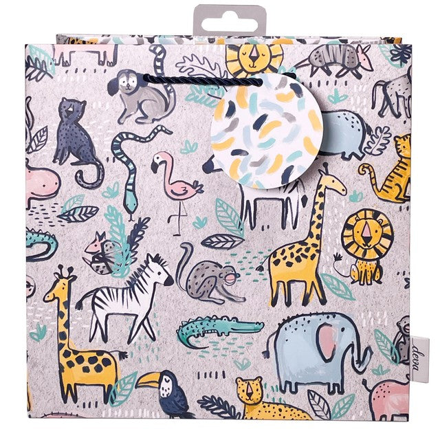 Deva Designs Safari Club medium gift bag (British brand)