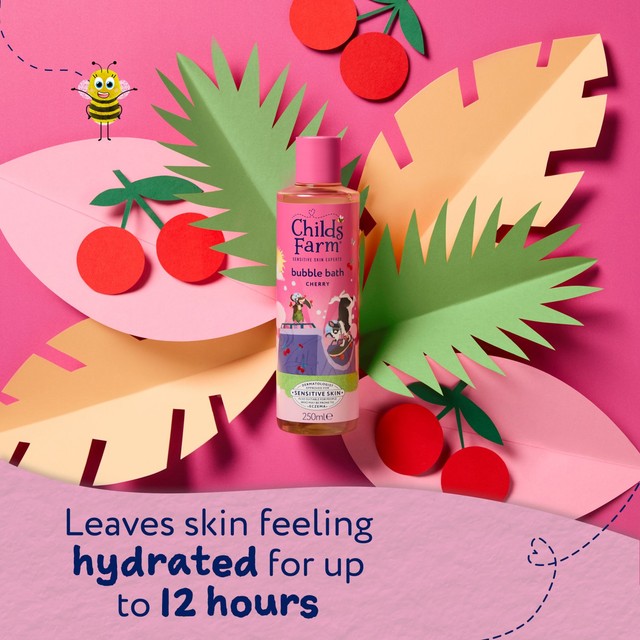 Childs Farm cherry bubble bath 250ml - British product