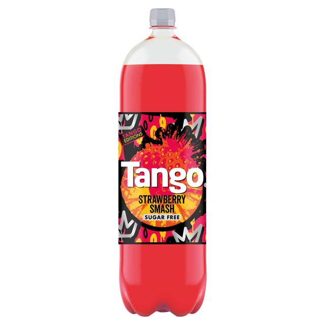 Tango Strawberry Smash sugar-free soft drink 2L (British brand)
