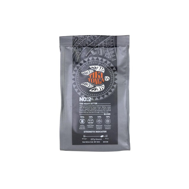 Tiki Tonga Blend No.2 ground coffee 227g (British brand)