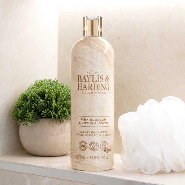 Baylis & Harding Elements Body Wash - Pink Blossom & Lotus Flower