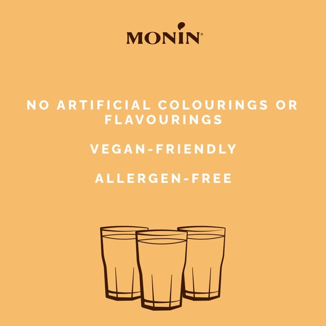 Monin vanilla syrup 250ml, imported from the UK