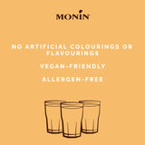 Monin vanilla syrup 250ml, imported from the UK