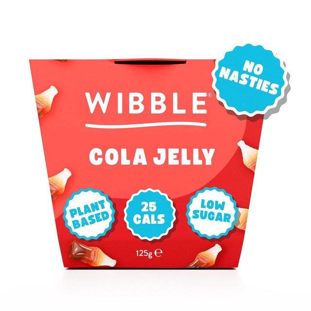 Wibble plant-based cola jelly pot 125g (British brand)