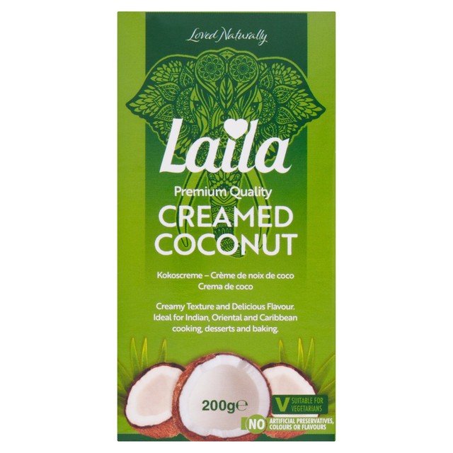 Laila Creamed Coconut 200g, UK version
