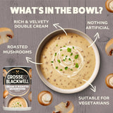 Crosse & Blackwell cream of roasted mushroom soup 400g - British product