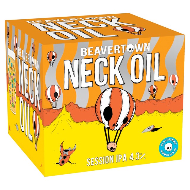 Beavertown Neck Oil Session IPA 4 x 330ml cans - British product