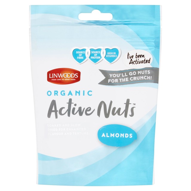 Linwoods Active Organic Almonds 70g, UK version