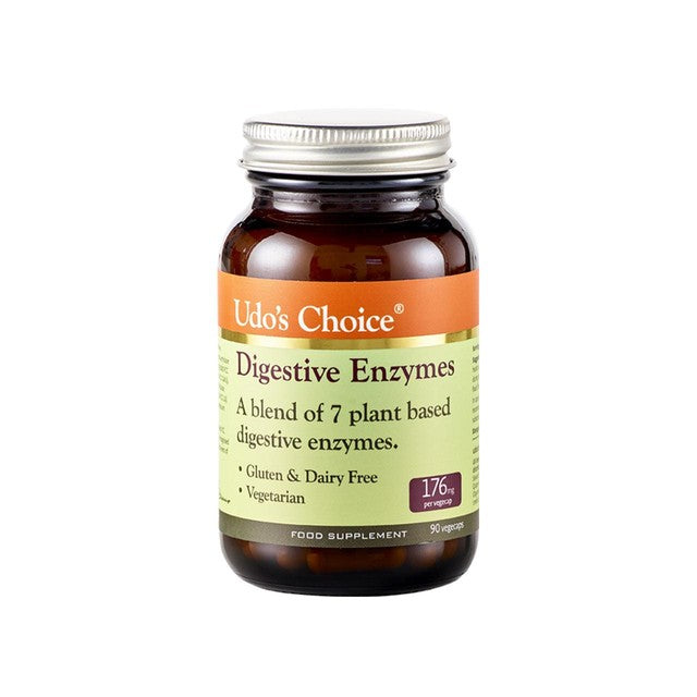 Udos Choice digestive enzymes supplement vegetable capsules 90 capsules (British brand)