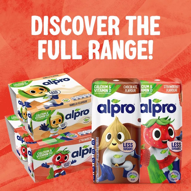 Alpro Kids Soya Drink Strawberry 200ml - British product