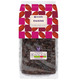 Ocado Raisins Dried Fruit Plastic Bag 500g, imported from the UK