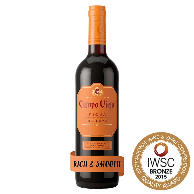 Campo Viejo Rioja Reserva red wine 75cl - British product