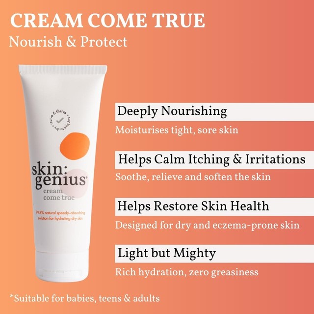 Skin Genius Cream Come True speedy absorbing cream (British brand)