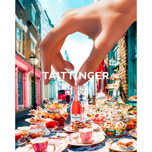 Taittinger Prestige Rose Brut NV Champagne 75cl (British brand)
