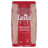 Laila brown lentils 1kg, UK version