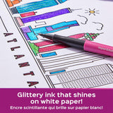 Paper Mate felt tip pens metallic glitter 0.7mm, UK version