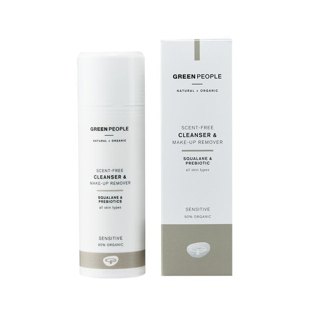 Green People Scent Free Cleanser & Makeup Remover 150ml, UK version