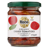 Biona Organic Sun Dried Tomatoes in Extra Virgin Olive Oil 170g - British product